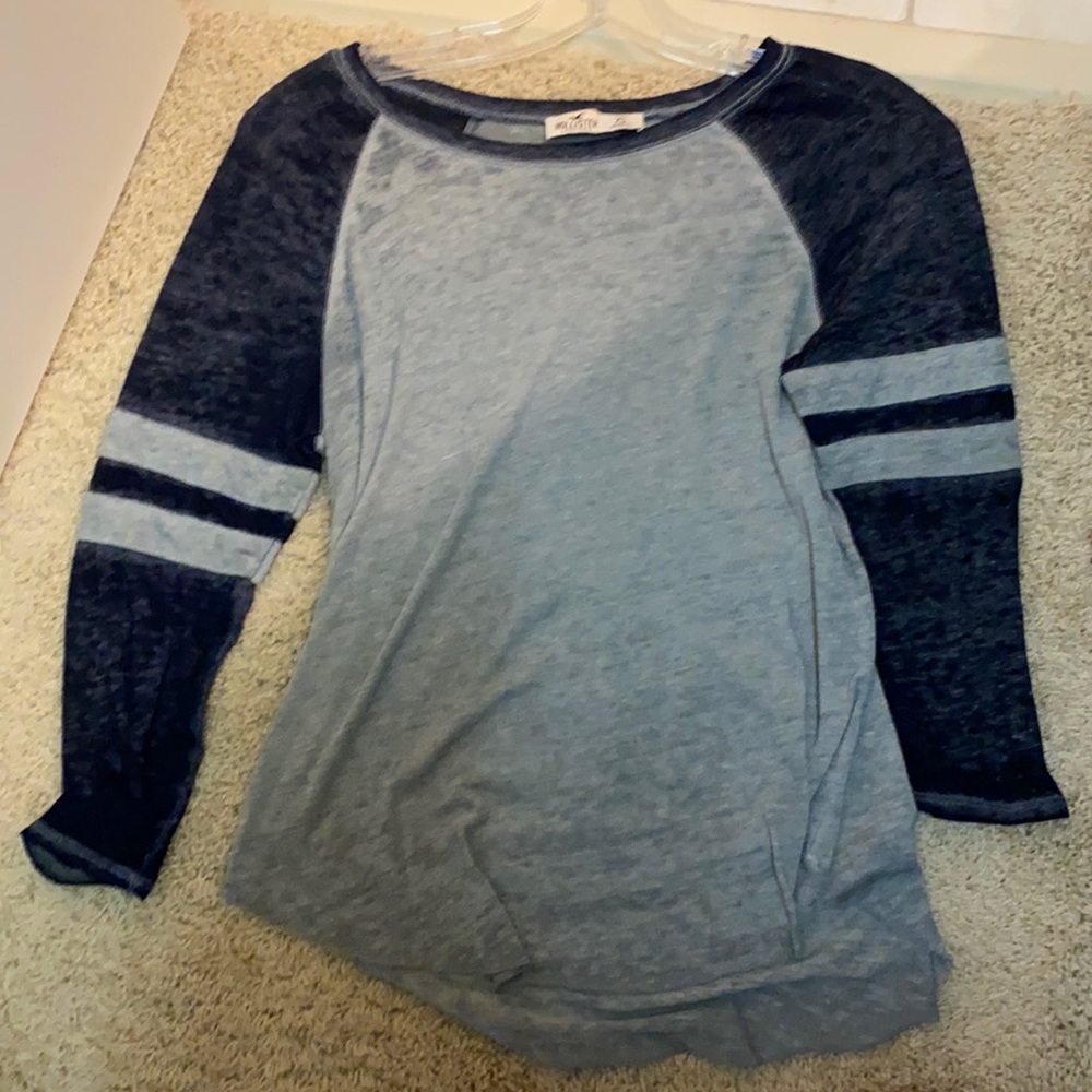 Hollister quarter sleeve jersey tee